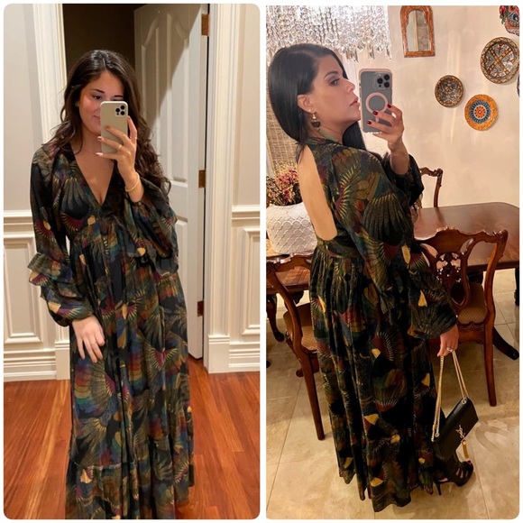 FARM RIO XL Borogodo Toucan Gown dress maxi - Picture 4 of 17